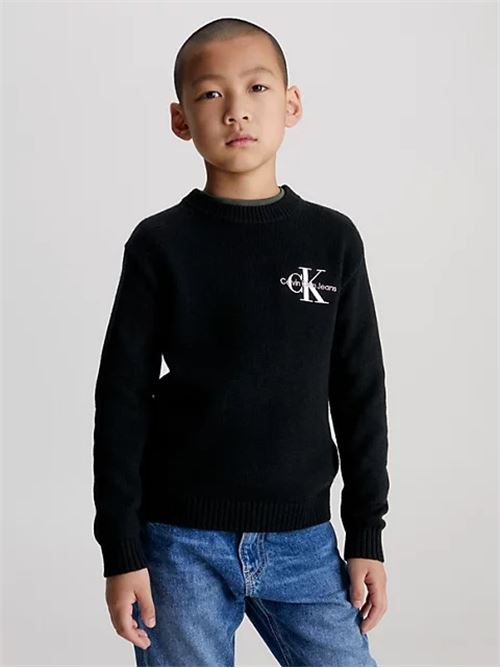ess monogram sweat CALVIN KLEIN JEANS | IB0IB01871BEH